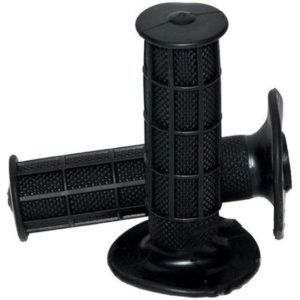 Motorcycle Handlebar GRIP SET BLACK D=22mm L=115mm CLOSED END JMP
