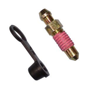 M8 8mm x 1.25 mm Bleed Screw + Covers set Honda Kawasaki Suzuki Yamaha x 4