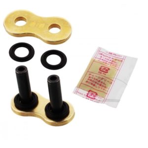 DID Hollow Rivet Soft Chain Link Gold 525ZVMX