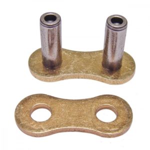 DID Hollow Rivet Soft Link For Motorcycle Chain Gold and Black G&B520DZ2