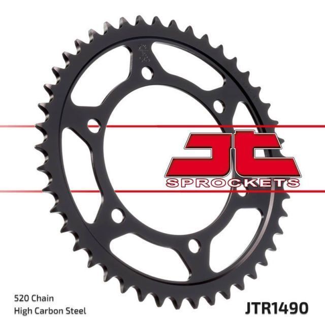 Rear Sprocket 520 Pitch 37 Tooth JT Sprockets - Motorcycle Parts Store