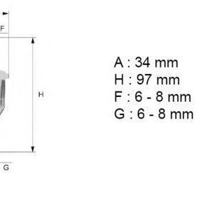 Mahle KL13 Inline Fuel Filter