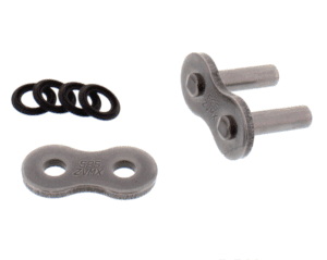 DID Silver Solid Rivet Soft Link For Motorcycle Chain 525ZVMX 