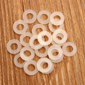M5 clear nylon washers