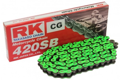 RK Green Drive Chain 124-Link With Spring Link?