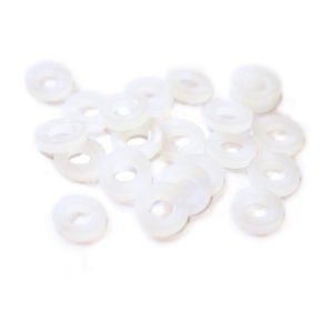 M4 nylon washers clear