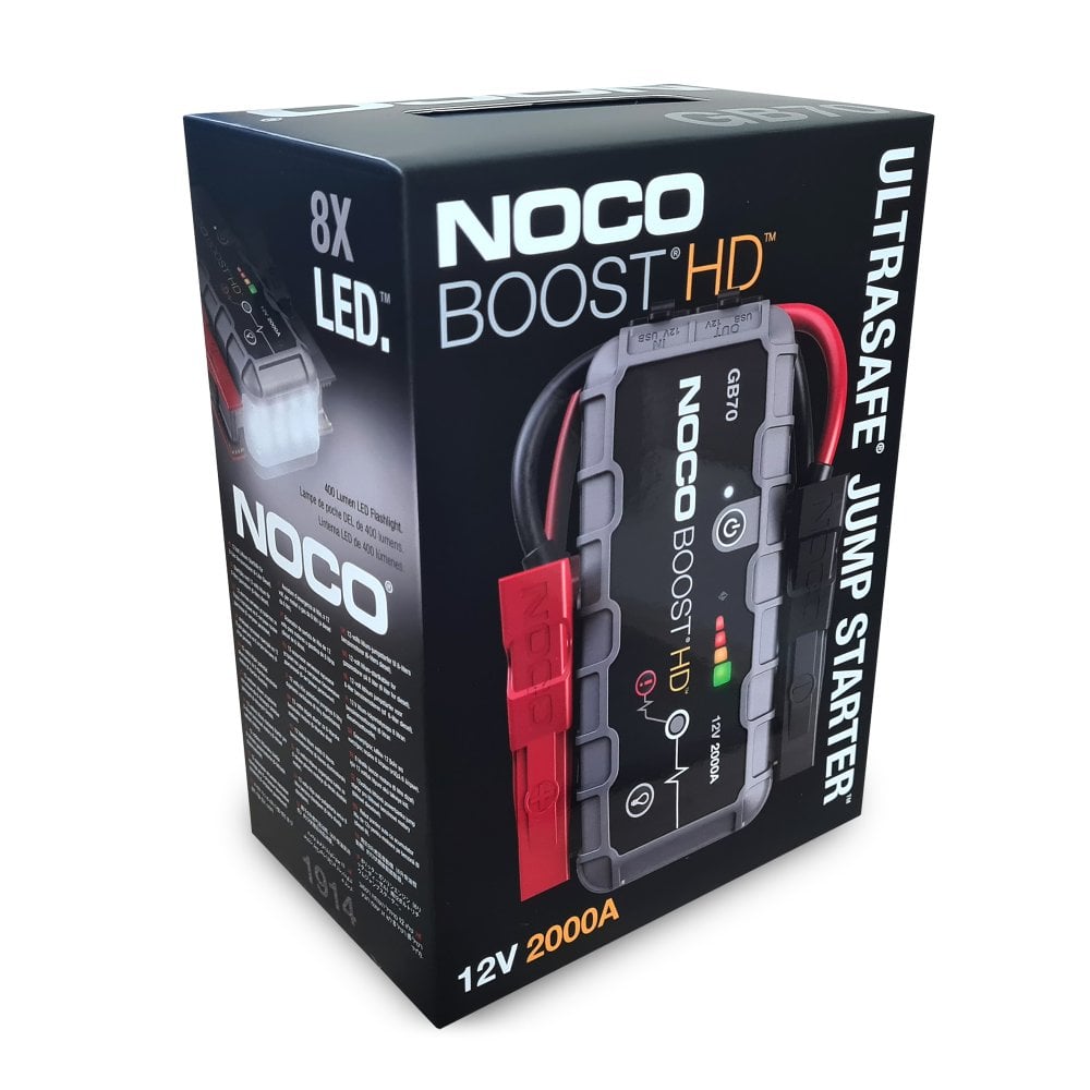 Lithium battery Jump Starter NOCO GB70 - Motorcycle Parts Store
