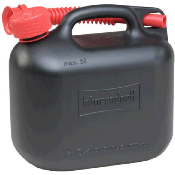 5L Fuel Can E10 Safe Petrol Canister Black