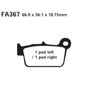 Brake Pads Sintered MX-S EBC Racing MX