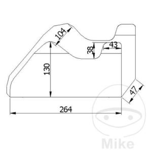 Indoor Bike Cover JMP Grey  XL 264cm Long