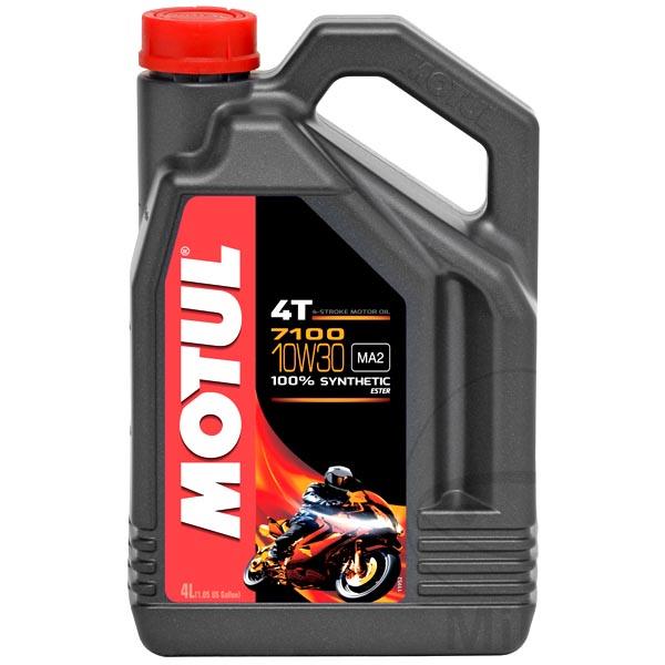 Motul 7100 4T 10W30 is a synthetic multigrade oil