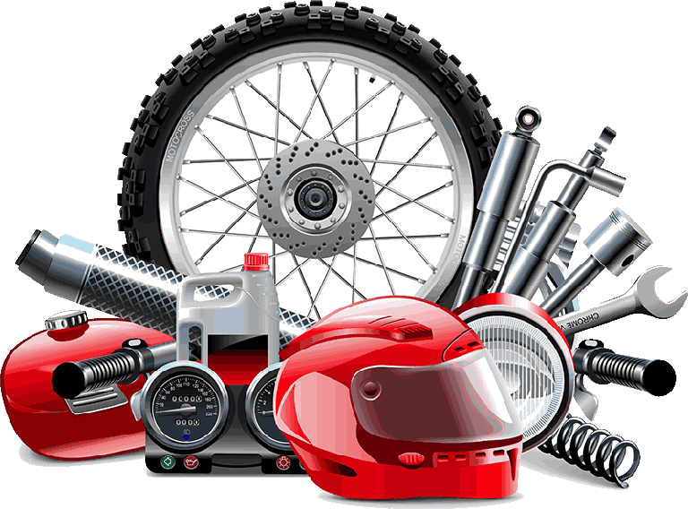 Motorcycle parts store