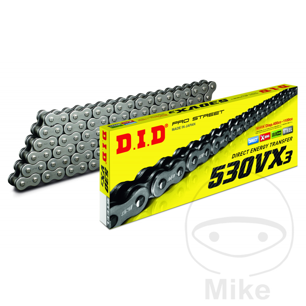 DID X-Ring Open Chain with Rivet Link for Cagiva & MZ/MUZ Motorcycle 1973-2008 DID X-Ring Open Chain with Rivet Link for Cagiva & MZ/MUZ Motorcycle 1973-2008