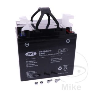 Battery 53030 Gel 30Ah JMT fits BMW, Cagiva, Ducati, Laverda