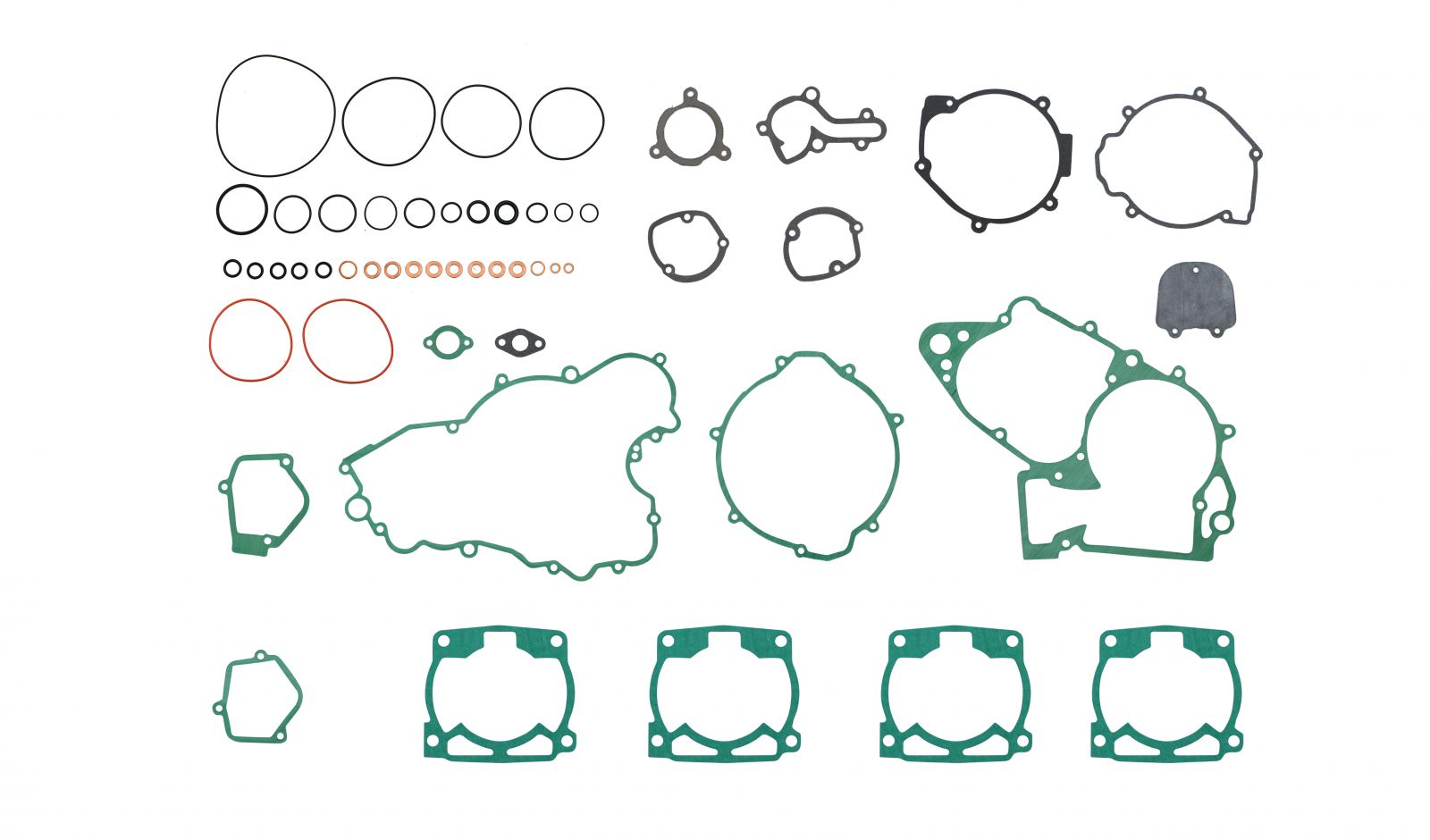 Gasket Set fits KTM 250 EXC, 300 EXC 1999-03, SX, 380 EXC 1999-02  Motorbikes Motorcycle Parts Store