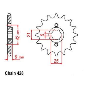 576-19 Front Sprocket fits Yamaha XT350 85-00 Motorbikes