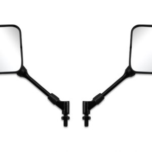 Mirror fits Left & Right 10mm Black Rectangle Suzuki TS125R Motorbikes