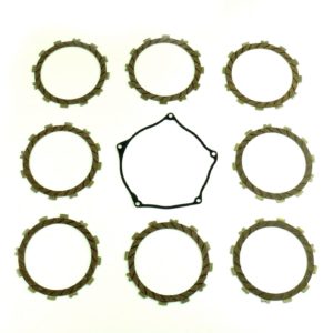 Clutch Friction Plate & Cover Gasket Kit fits Kawasaki Kx250F 09-16 Motorbikes