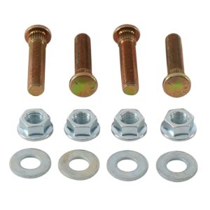 Wheel Stud And Nut Kit fits Front Polaris Ranger 4X4 500 Efi 09-10 Motorbikes