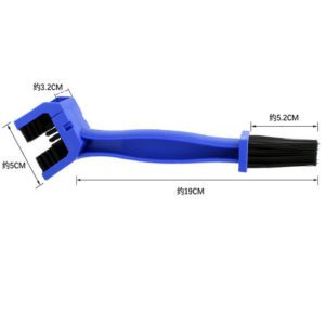 Motorcycle chain brush cleaner