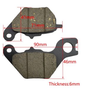 Motorcycle Parts Rear Brake Pads For Super Soco Rear CU2 CU3 TS TC