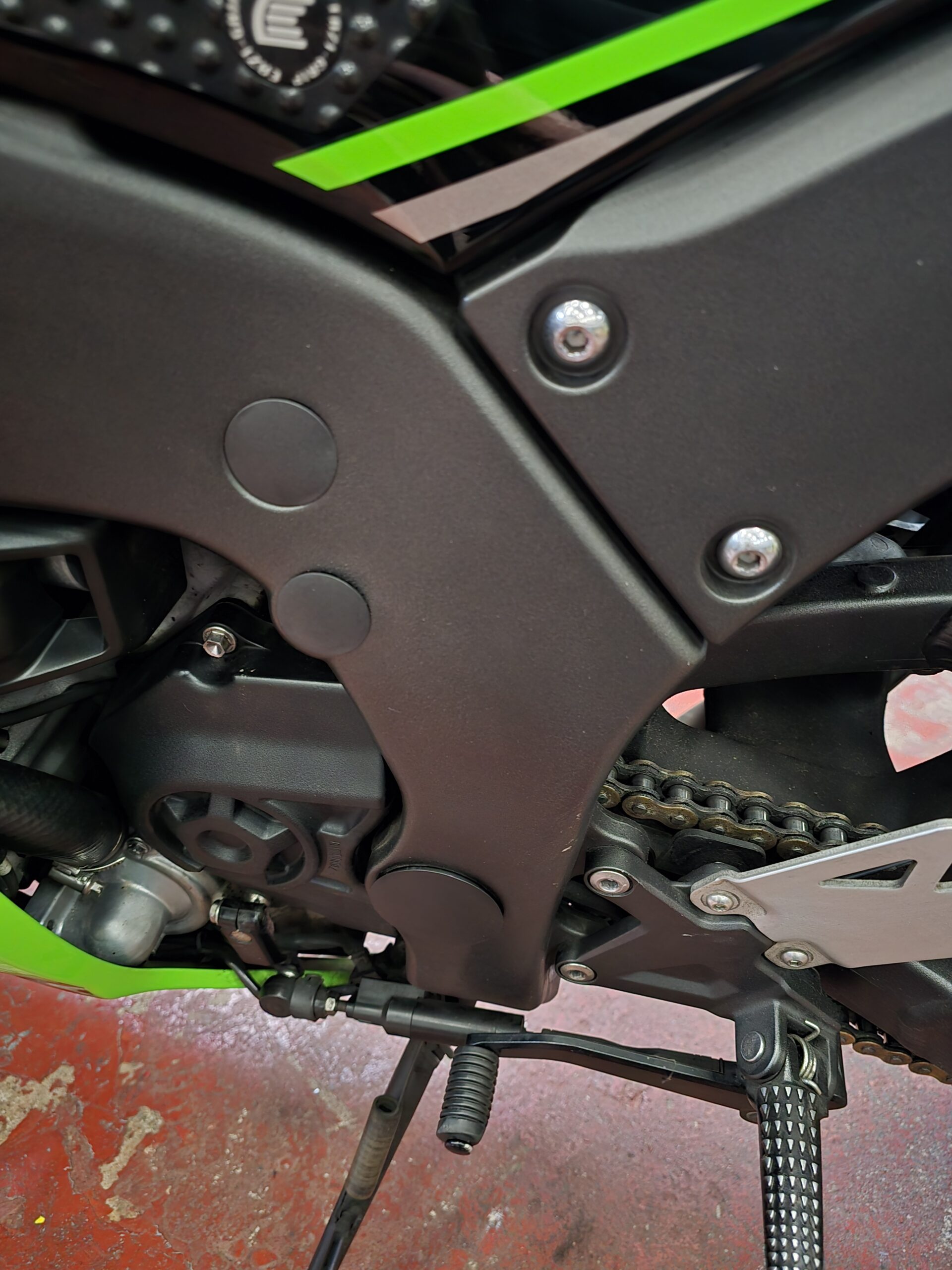 KAWASAKI ZX10R 2016-2020 FRAME PLUGS