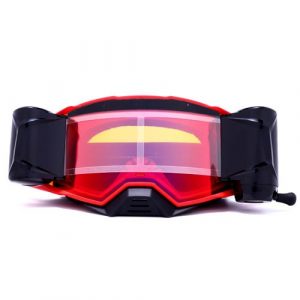 Red rip and roll offroad goggles