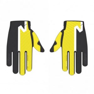 Yellow offroad gloves